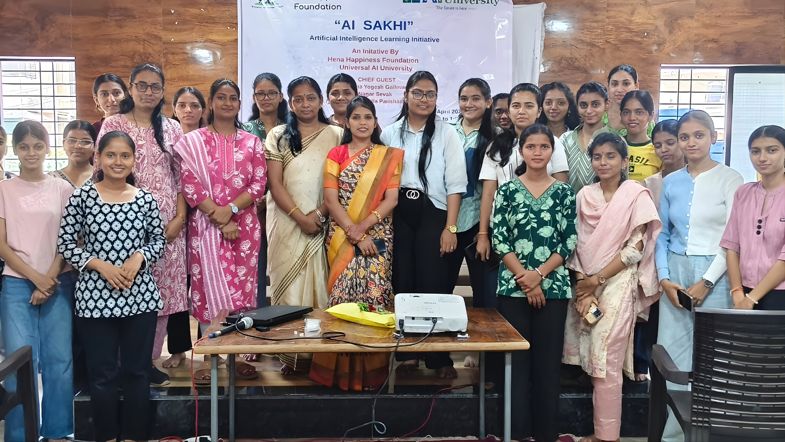 Universal Ai University Launches &lsquo;AI Sakhi&rsquo; for 500 Women from Semi-Urban and Rural Areas, in Collaboration with Hena Happiness Foundation
